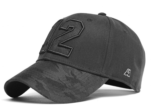 Бейсболка ATRIBUTIKA & CLUB №12, черн. 20694