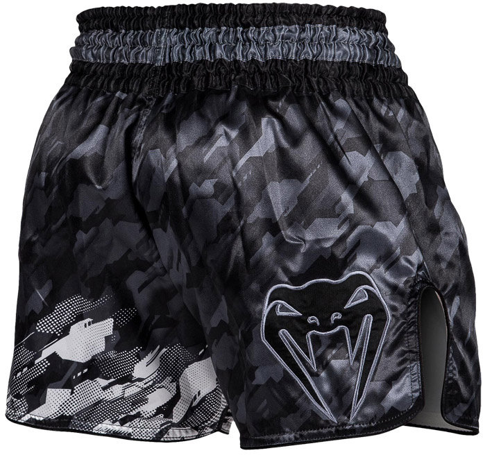 Шорты тайские Venum Tecmo Dark Grey ventshorts029