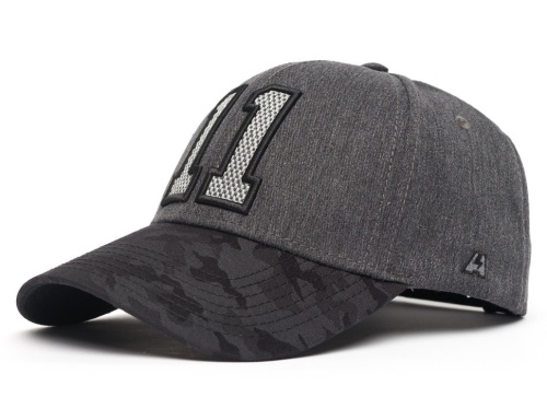 Бейсболка ATRIBUTIKA&CLUB КХЛ №11, черн.-сер. 207305