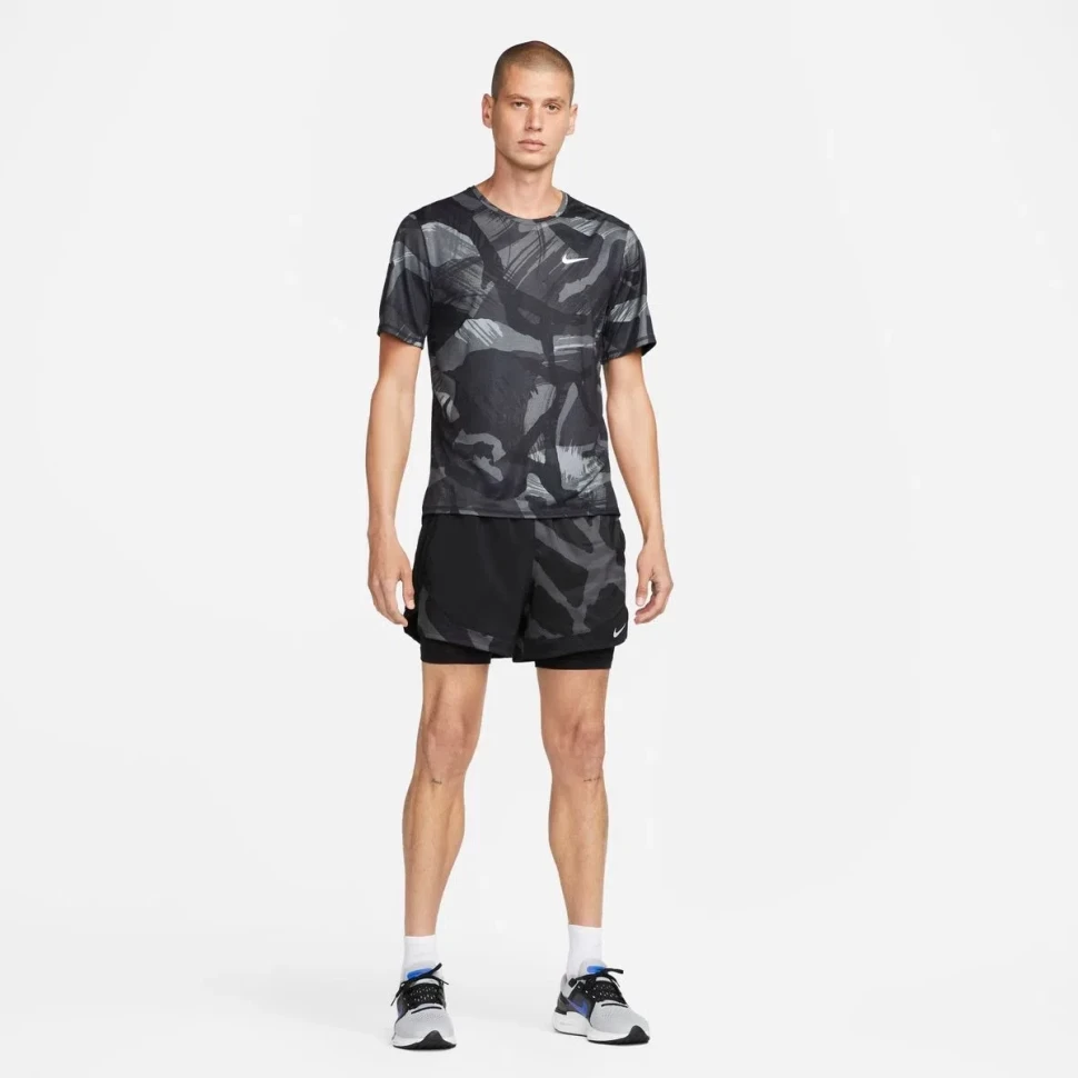 Футболка Nike M NK DF MILER TOP SS CAMO DQ4736-010