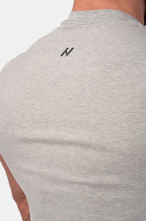 Футболка NEBBIA Minimalist Logo T-shirt 291 Light grey