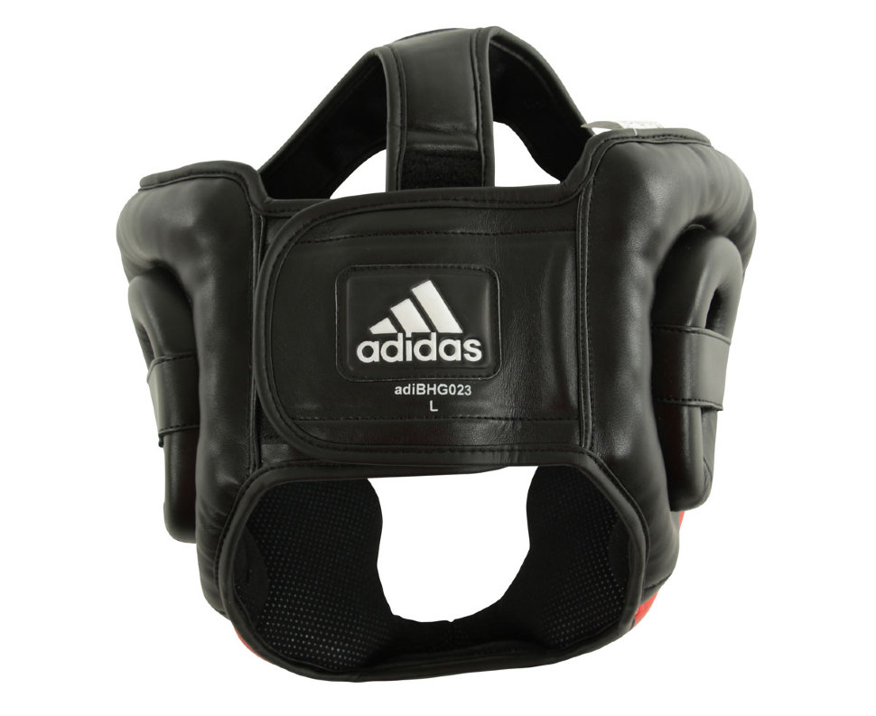 Шлем боксерский Response Standard Head Guard черно-красный adiBHG023