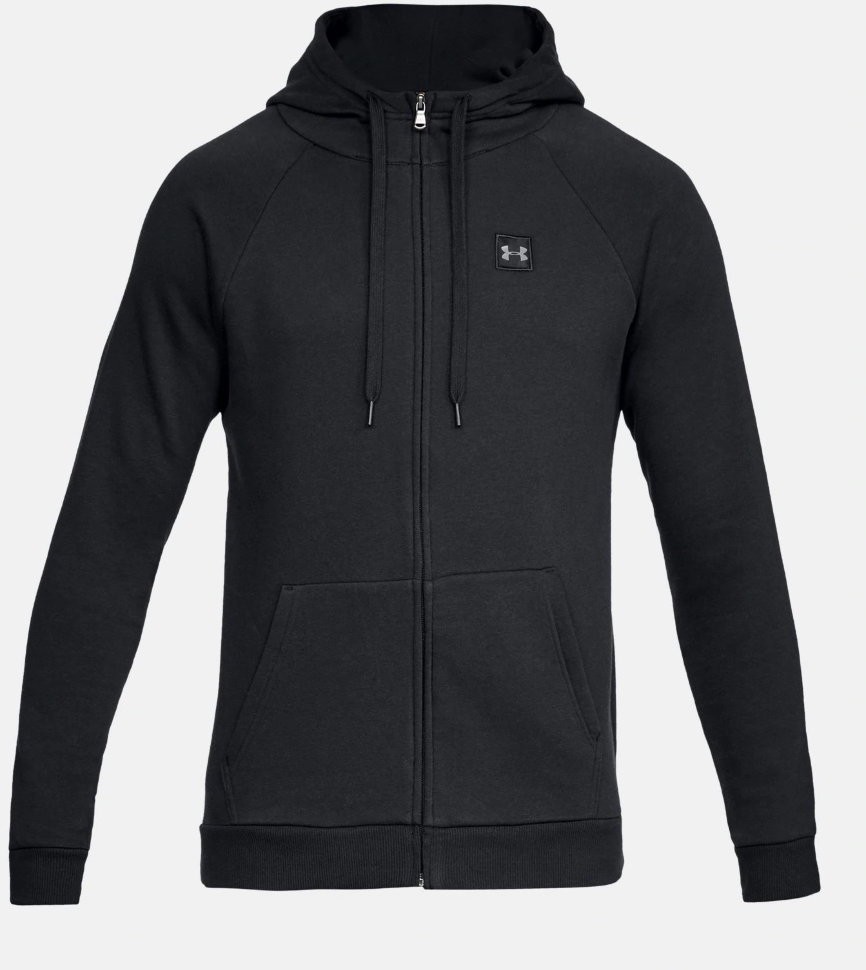Толстовка Under Armour RIVAL FLEECE FZ HOODY Black /  / Black 1320737-001