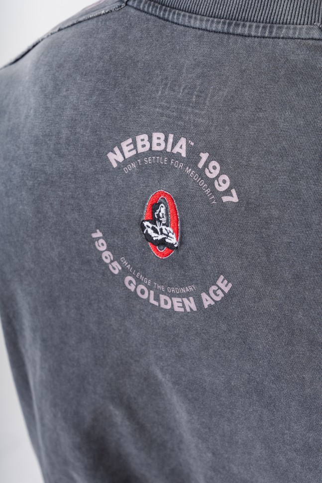 Футболка Nebbia Washed Oversized T-Shirt GOLDEN AGE 790 Black