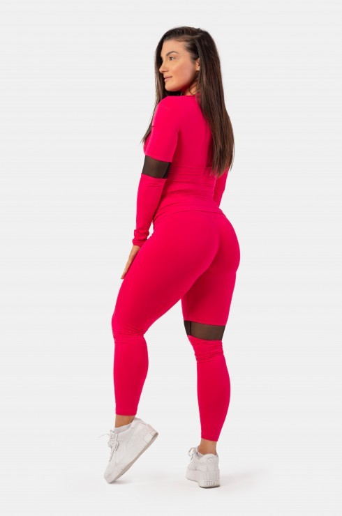 Лосины Nebbia Sporty Smart Pocket High-Waist Leggings 404 pink