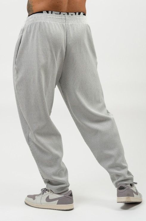 Брюки Nebbia Oversized Sweatpants SIGNATURE 702 Светло-Серый