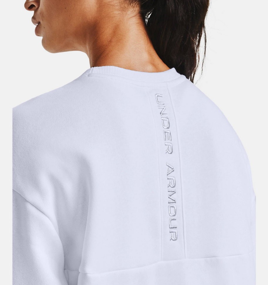 Джемпер Under Armour UA Rival Fleece EMB Crew-WHT 1362418-100