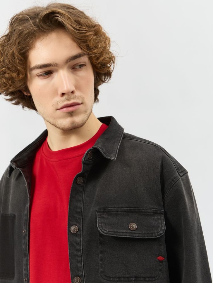 Рубашка Lee Cooper LC-DSHIRT-MSS/BLKGR