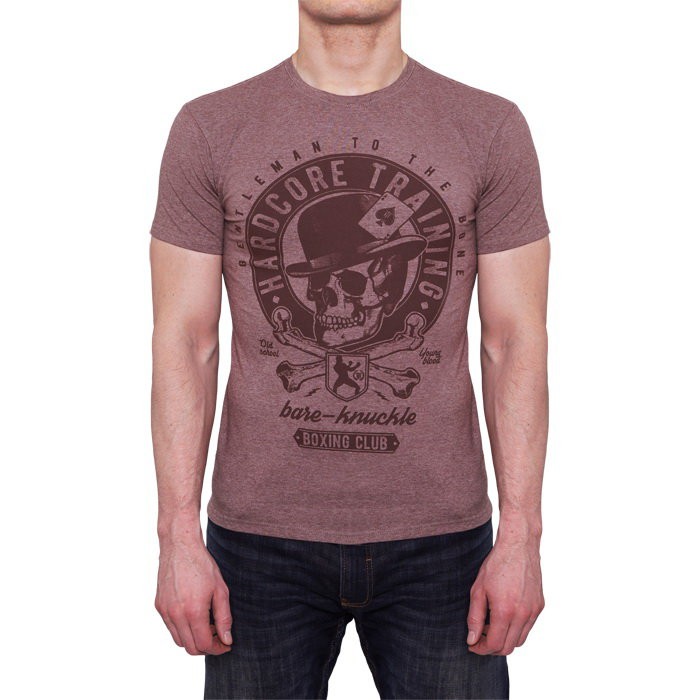 Футболка Hardcore Training Stylish Skull Maroon hctshirt0377