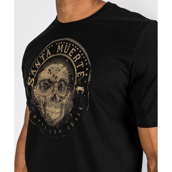 Футболка Venum Santa Muerte Dark Side - T-shirt Black/Brown ven04804-124