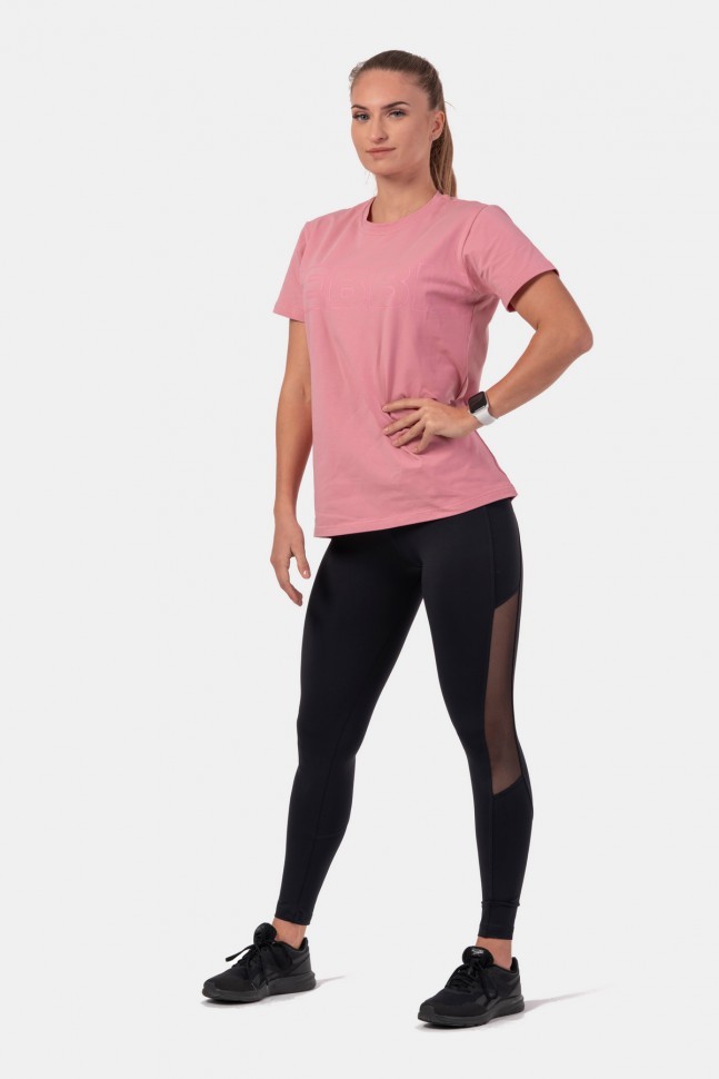 Футболка NEBBIA Invisible Logo T-shirt 602 Old rose