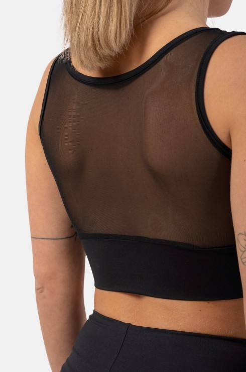 Топ NEBBIA Mesh Design Sports Bra “Breathe” 412 Black