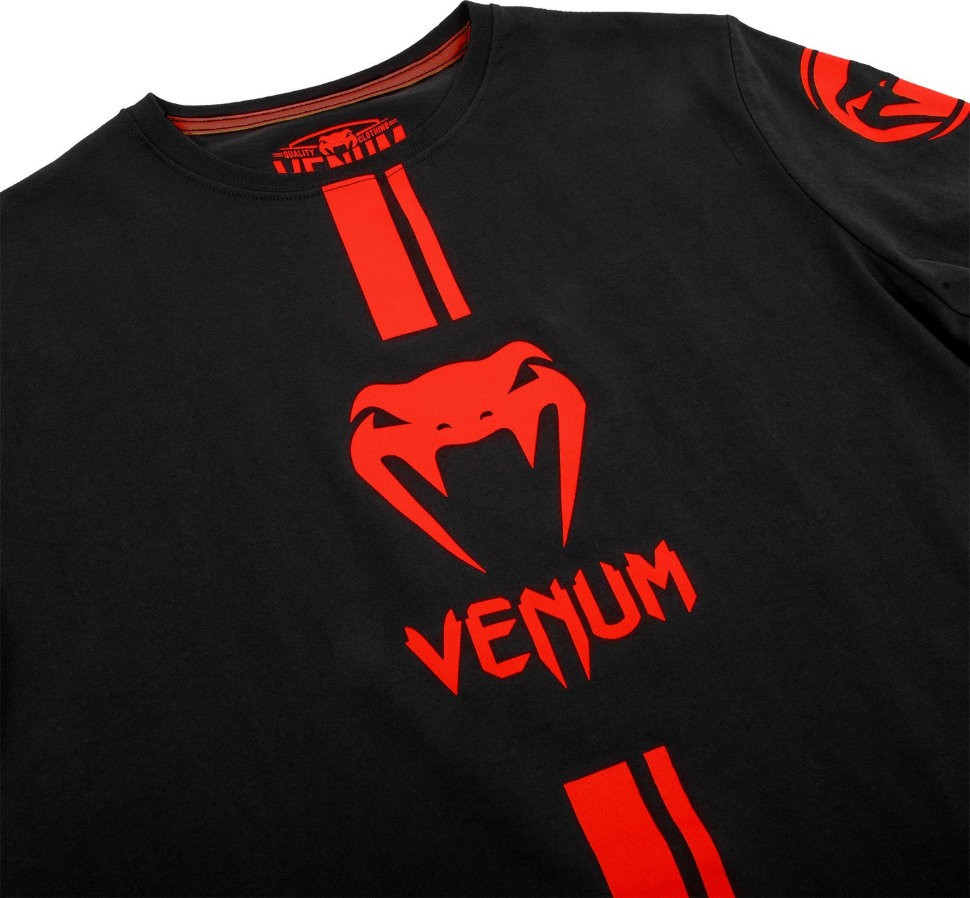 Футболка Venum Logos Black/Red 02453