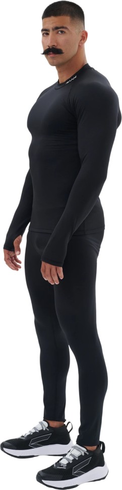 Термобелье (низ) RANK Man, HEAT-TEX Compression Leggings, Black/White 1001009-002