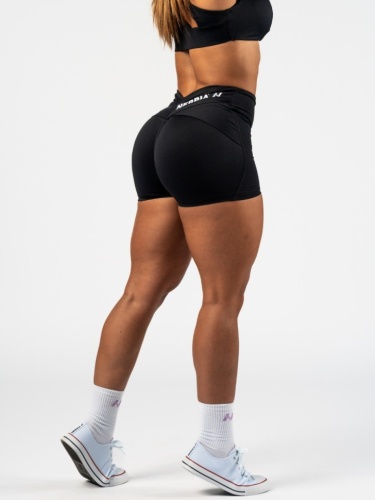 Шорты Nebbia V-shaping Belt Shorts STRONG BEAUTY 428 black