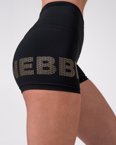 Шорты Nebbia 828 Gold Logo Print