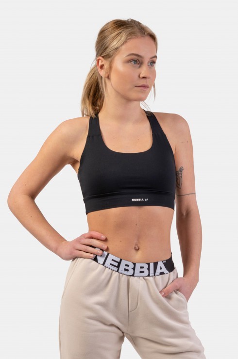 Топ NEBBIA Active Sports Bra with medium impact 413 Black