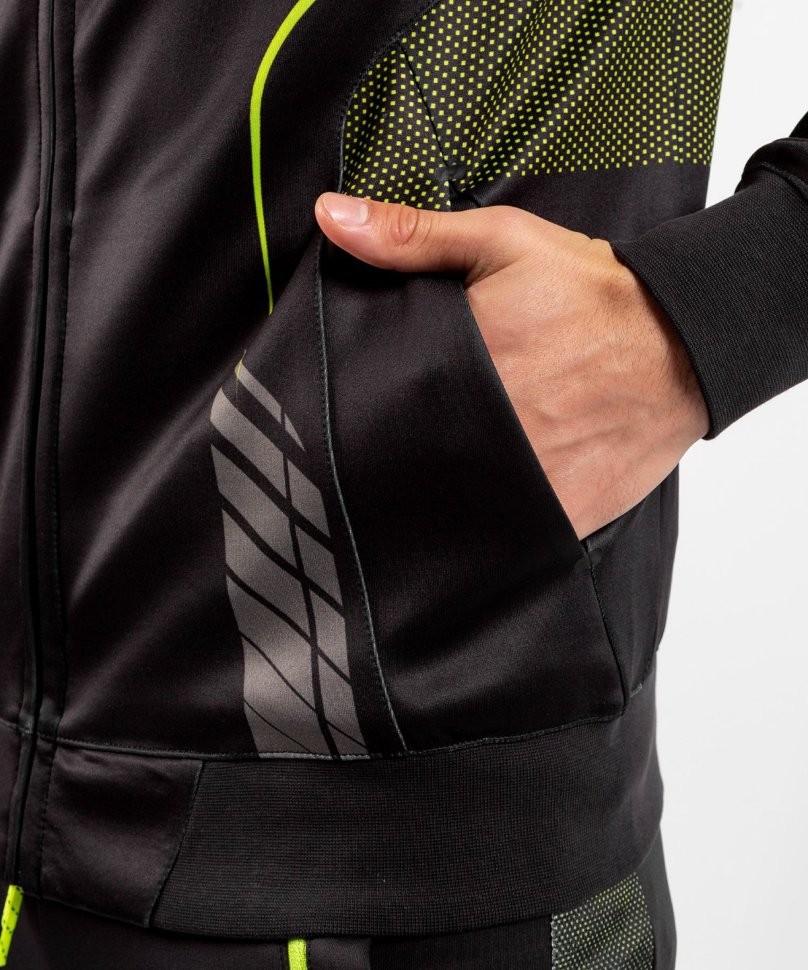 Толстовка Venum Training camp 3.0 Black/Neo Yellow 02891