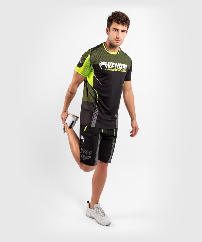 Шорты Venum Training camp 3.0 Black/Neo Yellow 03409
