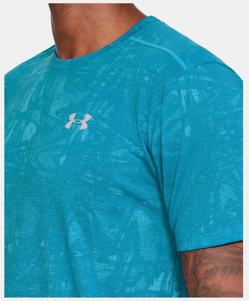 Футболка Under Armour STREAKER NOVELTY SS CREW Deceit /  / Reflective 1317561-439