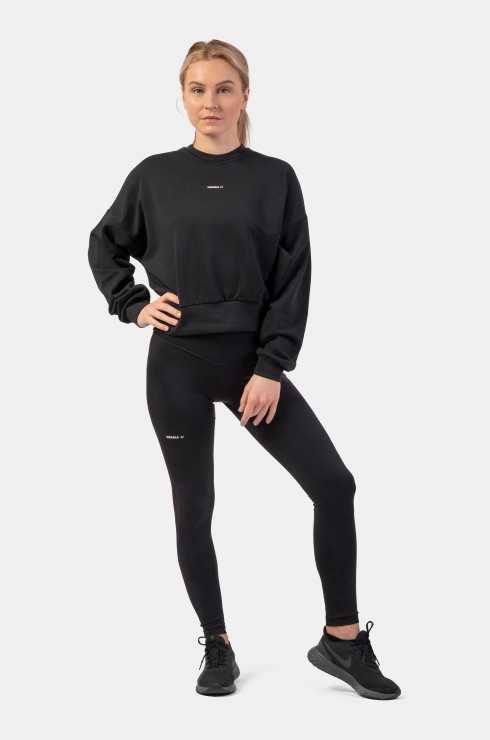 Джемпер Nebbia 420 Loose Fit Sweatshirt “Feeling Good” Black