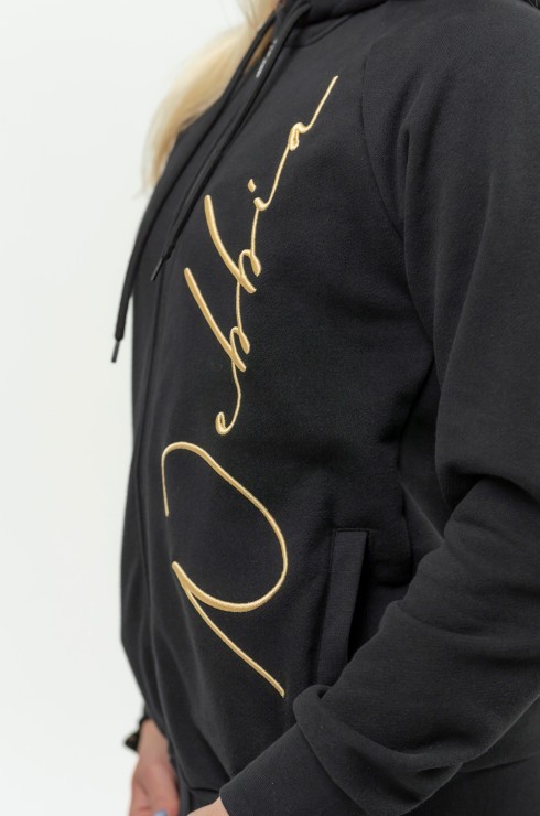 Тостовка NEBBIA  845 Women's Classic Zip-Up Hoodie INTENSE Signature Gold