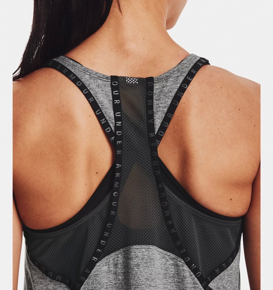 Майка Under Armour UA Knockout Mesh Back Tank 1360831-011