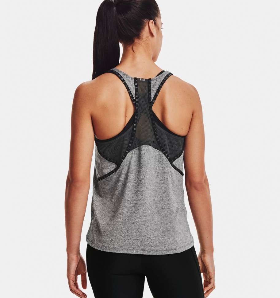 Майка Under Armour UA Knockout Mesh Back Tank 1360831-011