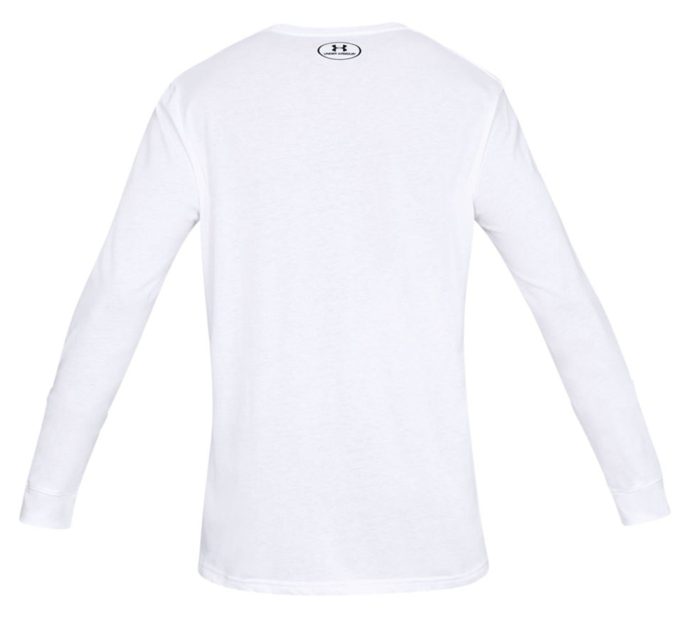 Футболка с длинным рукавом Under Armour UA SPORTSTYLE LOGO LS-WHT 1329283-100