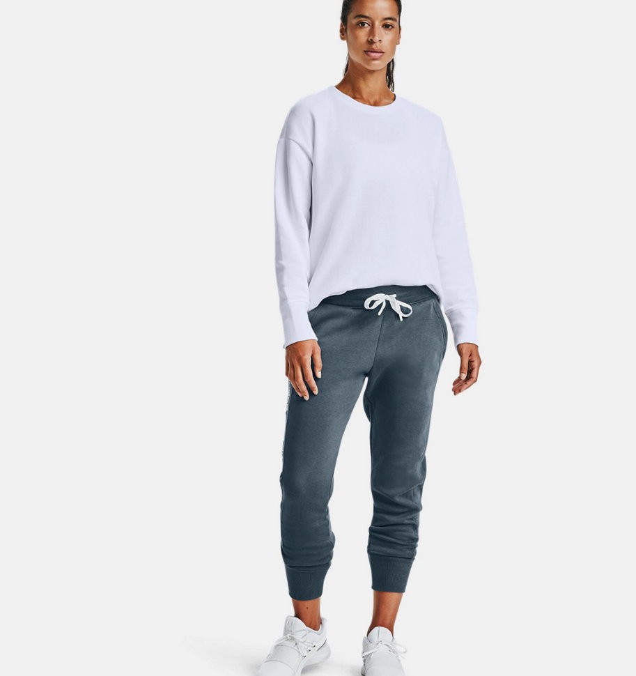 Джемпер Under Armour UA Rival Fleece EMB Crew-WHT 1362418-100
