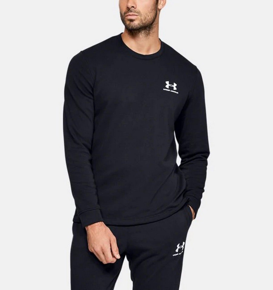 Футболка с длинным рукавом Under Armour SPORTSTYLE TERRY LOGO CREW 1355629-001