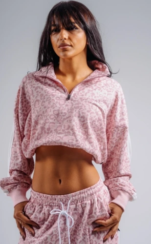 Свитшот Nebbia Half-zip Leopard Sweatshirt PRIMAL 866 Pink