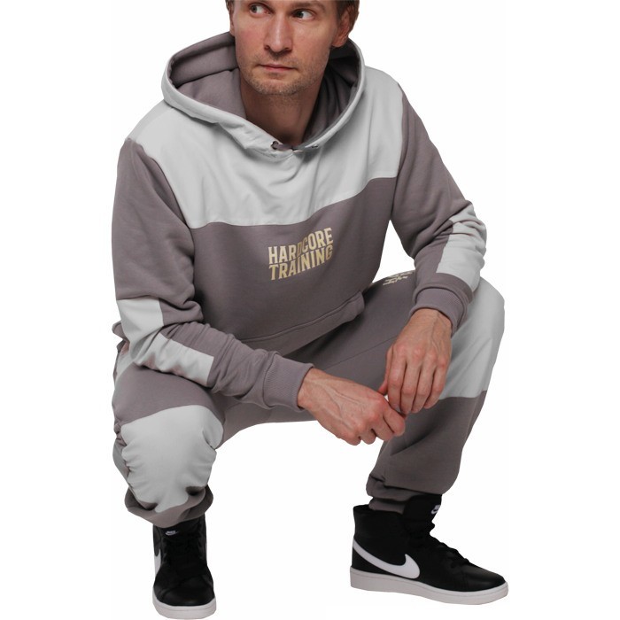 Толстовка Hardcore Training Voyager Light Grey/Ivory hcthood035