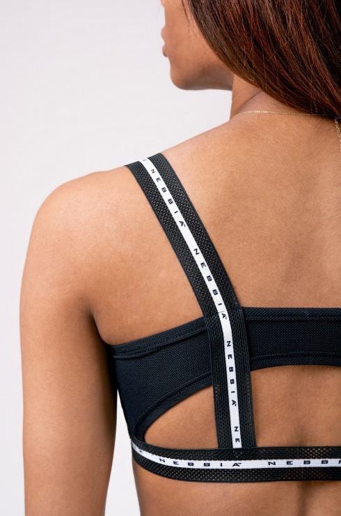 Топ NEBBIA Mesh Me sports bralette 540 BLACK
