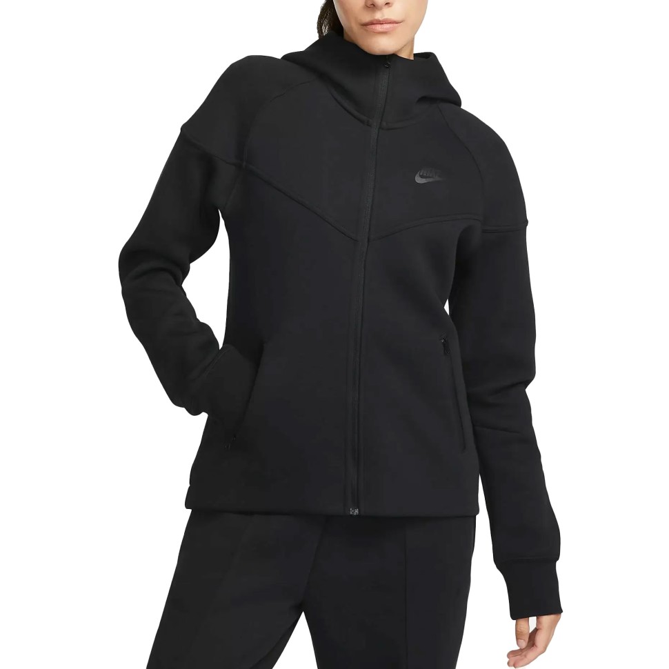 Толстовка Nike W NSW TCH FLC WR FZ HDY FB8338-010