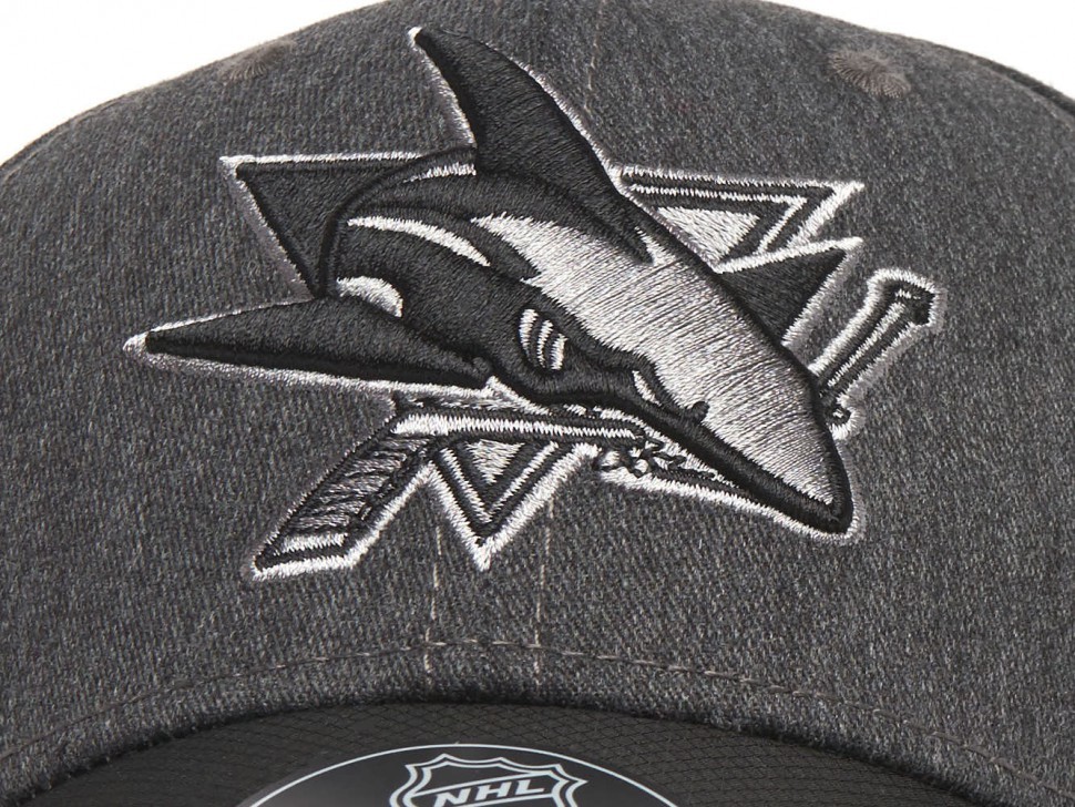 Бейсболка ATRIBUTIKA & CLUB San Jose Sharks, серо-черн. 31547