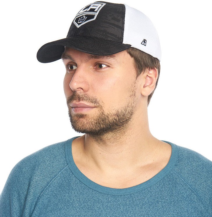 Бейсболка ATRIBUTIKA&CLUB Los Angeles Kings, серо.-бел 31051