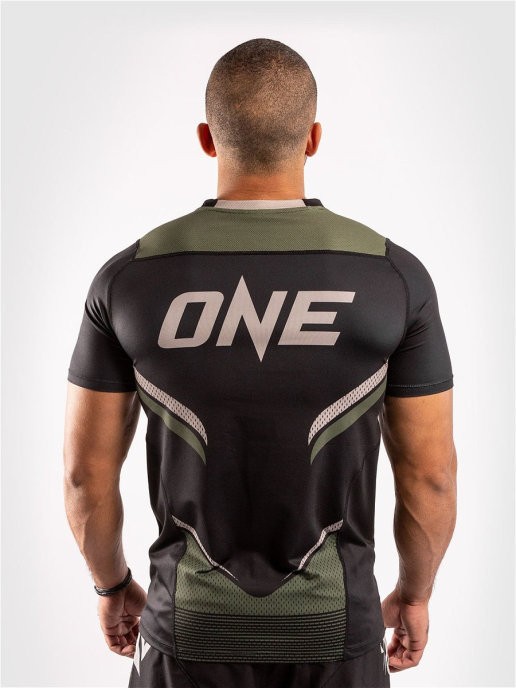 Футболка Venum ONE FC Impact Dry Tech Black/Khaki 01845
