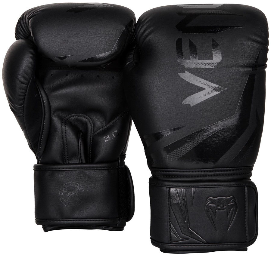 Перчатки боксерские Venum Challenger 3.0 Black/Black 01159