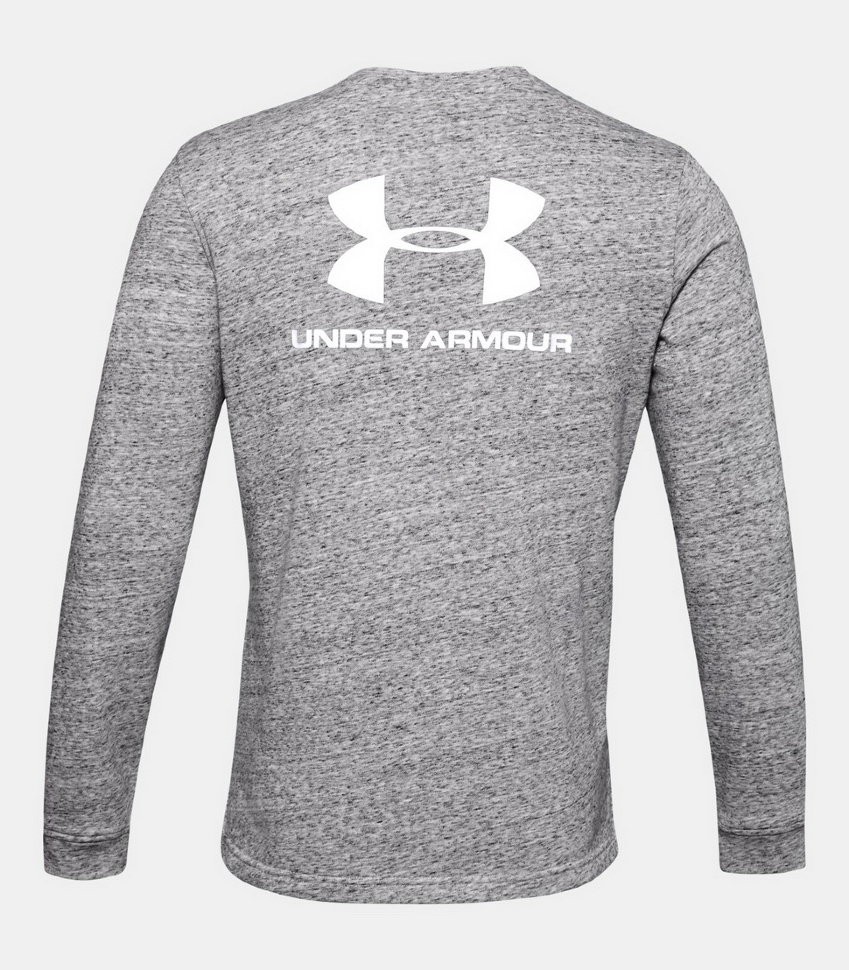 Футболка с длинным рукавом Under Armour SPORTSTYLE TERRY LOGO CREW 1355629-112