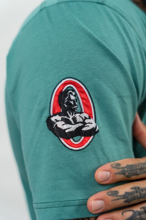 Футболка Nebbia Loose T-shirt DEDICATION 709 Green