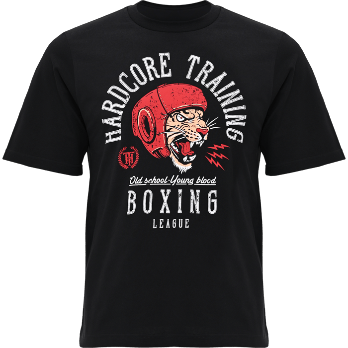 Футболка Hardcore Training Boxing League Black Oversized Fit hctshirt0494