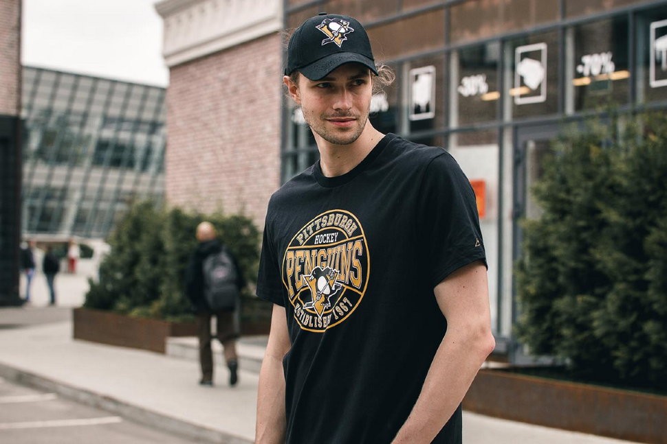 Бейсболка ATRIBUTIKA & CLUB Pittsburgh Penguins, черн. 29085