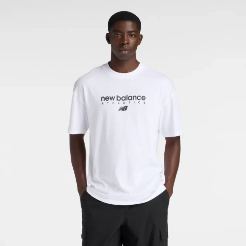 Футболка New Balance Linear Graphic T-Shirt MT61D0U5-WT