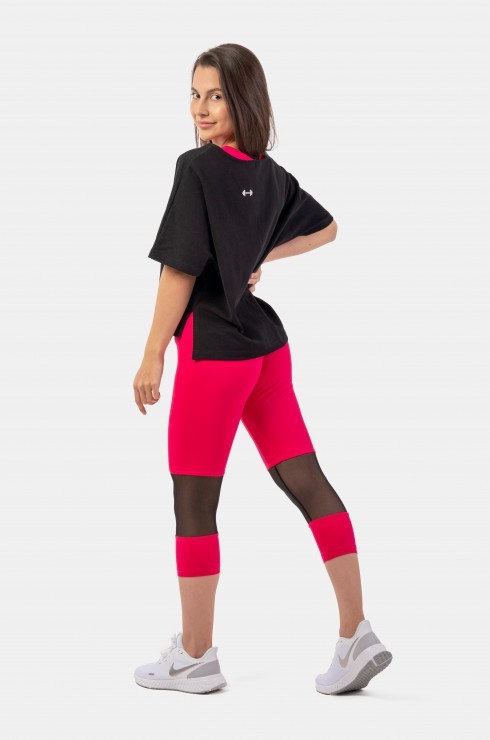 Футболка Nebbia укороченная 417 Loose Fit “The Minimalist” Crop Top Black