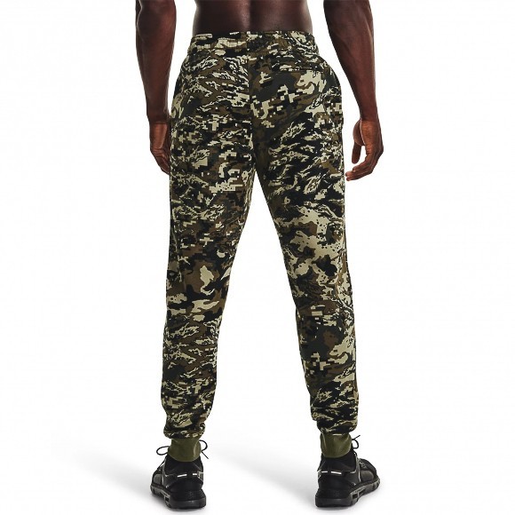 Брюки Under Armour UA RIVAL FLC CAMO SCRIPT JGR 1366313-390