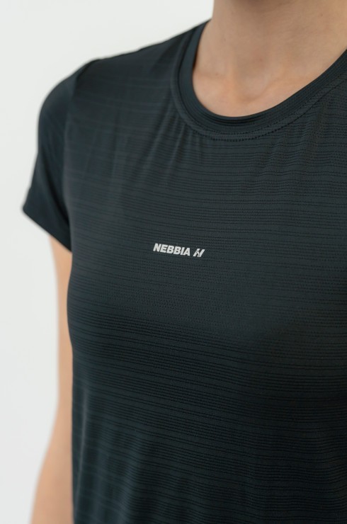 Футболка Nebbia 438 fit activewear t-shirt Airy black