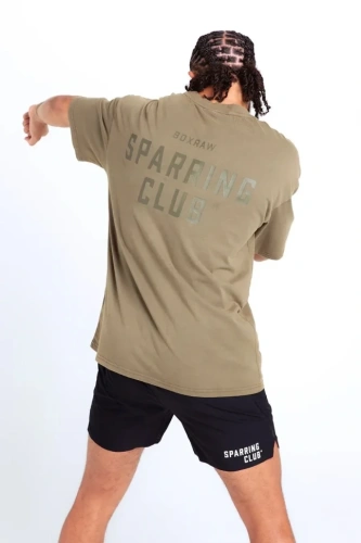 Футболка BoxRaw Sparring Club BXRW-SPCLT Olive