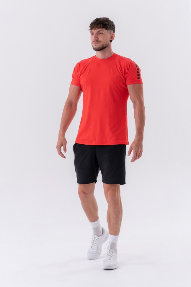 Футболка Nebbia Men Sporty Fit T-shirt “Essentials” 326 Red