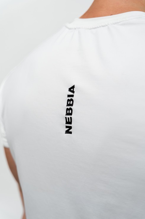 Футболка Nebbia Short-Sleeve Sports T-shirt RESISTANCE 348 White